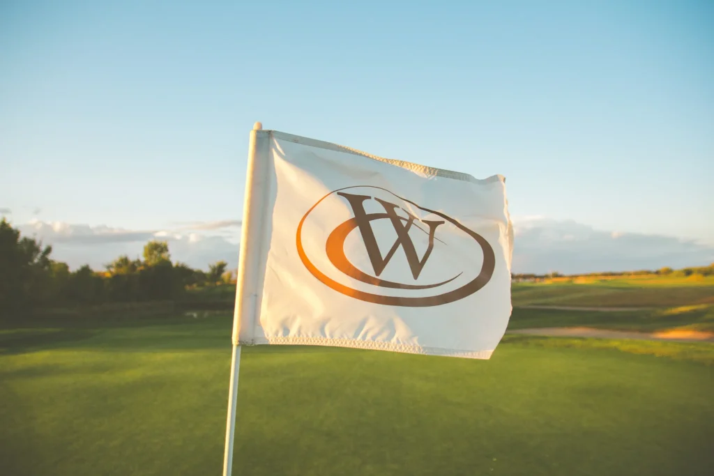 Wedgewood Flag on golf course